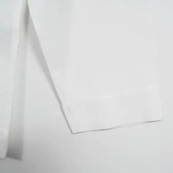 Homme Plisse Issey Miyake White Shirt Bow Tie Collar Print Size 2 Japan